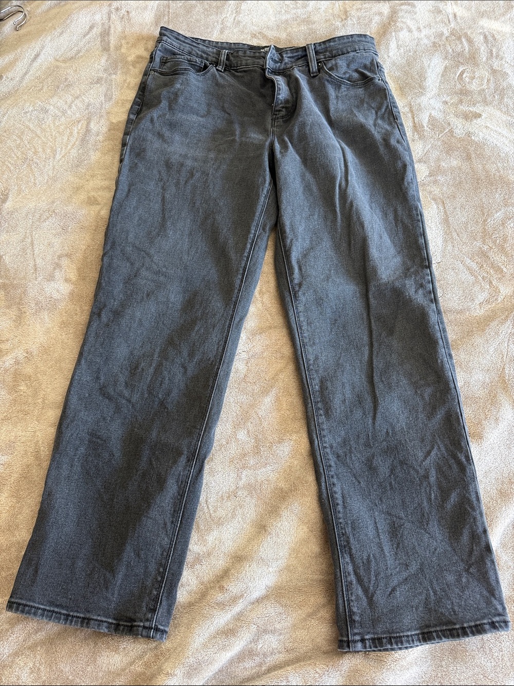 Hudson Jeans Straight Jeans in Charcoal 12